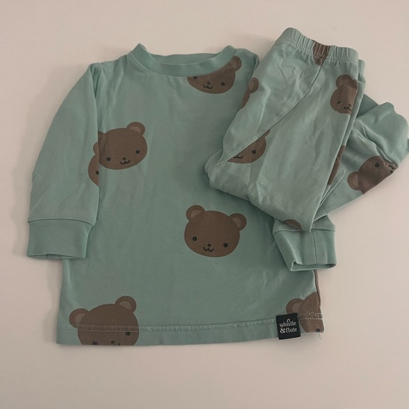 Whistle & Flute Kawaii Bear Pajamas Set 12-18 Months - Picture 3 of 3
